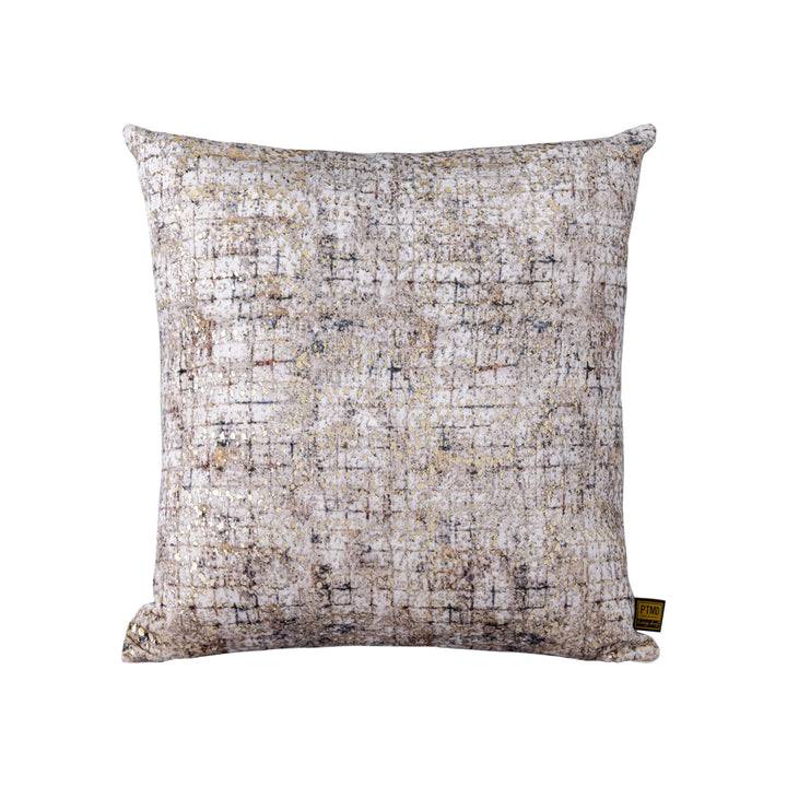 Curt Cream Velvet Square Cushion Square Print