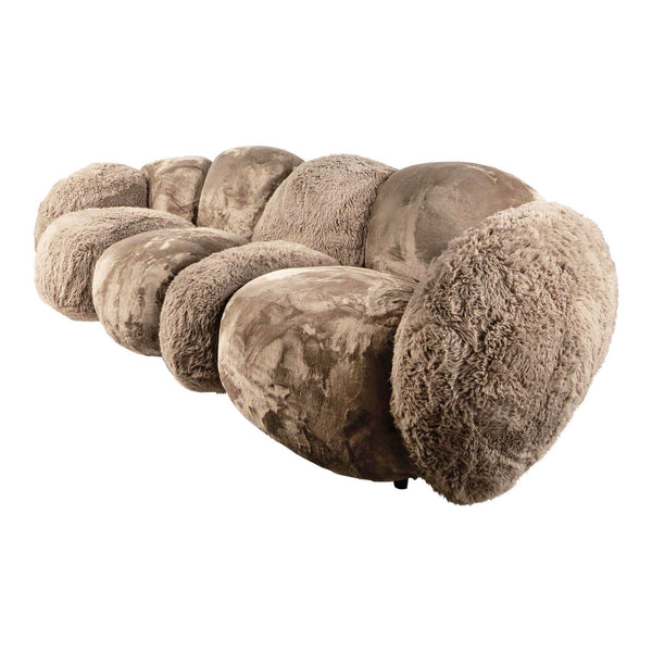 Bank Curvae Lush Kleur Taupe
