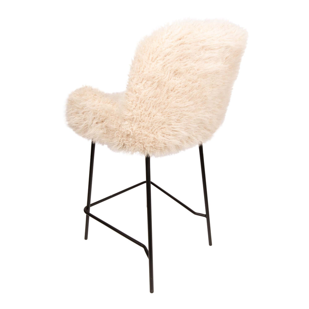 Leander Bar Chair Hair Beige (set of 2)