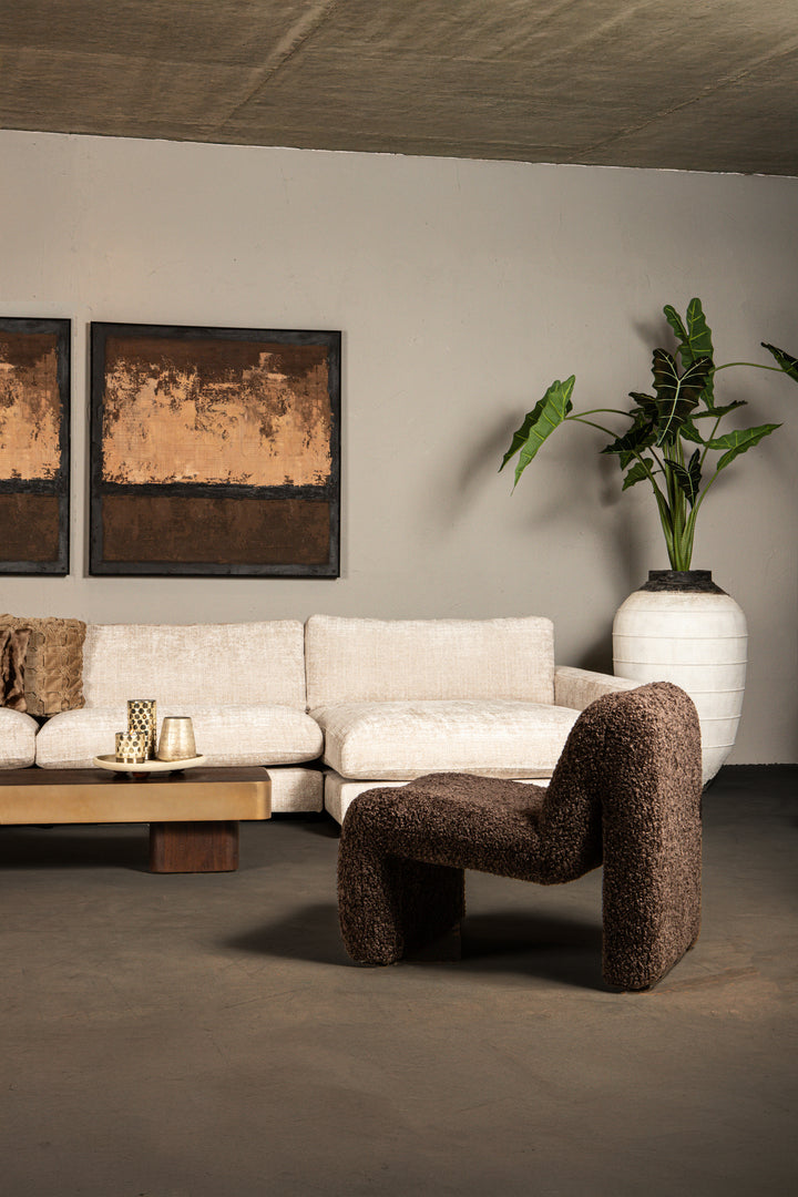 Oslo Fauteuil Teddy Coffee