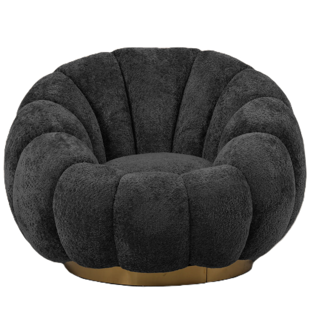 Daisy Fauteuil Anthracite Euphoria 21 Gold Base