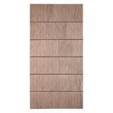 Wandpaneel hout golvende strepen 120 of 180 cm – PTMD Seline Bronskleurig