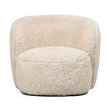 Ronde fauteuil met bolle armleuningen – PTMD Aphrodite