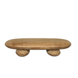 PTMD Kedan Mangohout Salontafel Ovaal – 130×70 cm | Lichtbruin