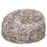PTMD Nevo Suède Leren Beanbag – 100×60 cm | Cream of Taupe