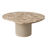PTMD Lunaro Beige Marmeren Salontafel Laag L – ø60 cm | Handgemaakt