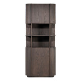 Kabinet Oslo 148x220 cm – eiken & eikenfineer donkerbruin