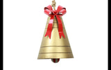 Kersthanger Bel Benno Goud – Metalen Kerstbel 45 cm