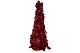 Strik Kerstboom Royals Bordeauxrood – 60 cm