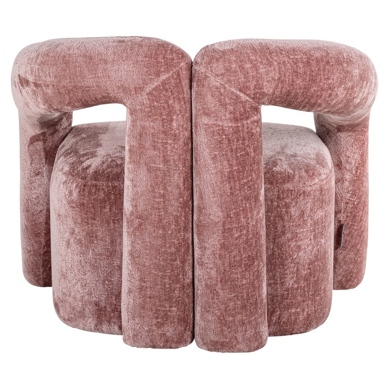 Richmond Fauteuil Dana Rose Chenille Bergen