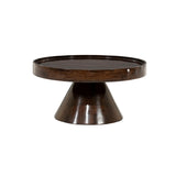 Salontafel Eclat Donkerbruin Rond - By-Boo
