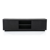 TV meubel Helsinki – eiken & eikenfineer zwart 160cm