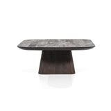 Salontafel Aron vierkant – mangohout bruin 80x80cm