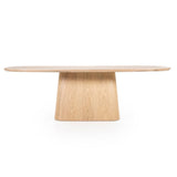 Ovaal Eettafel Nola – eikenfineer naturel 250x110cm