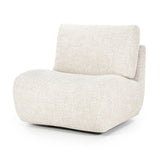 Fauteuil Lucia – stof & hout beige donna