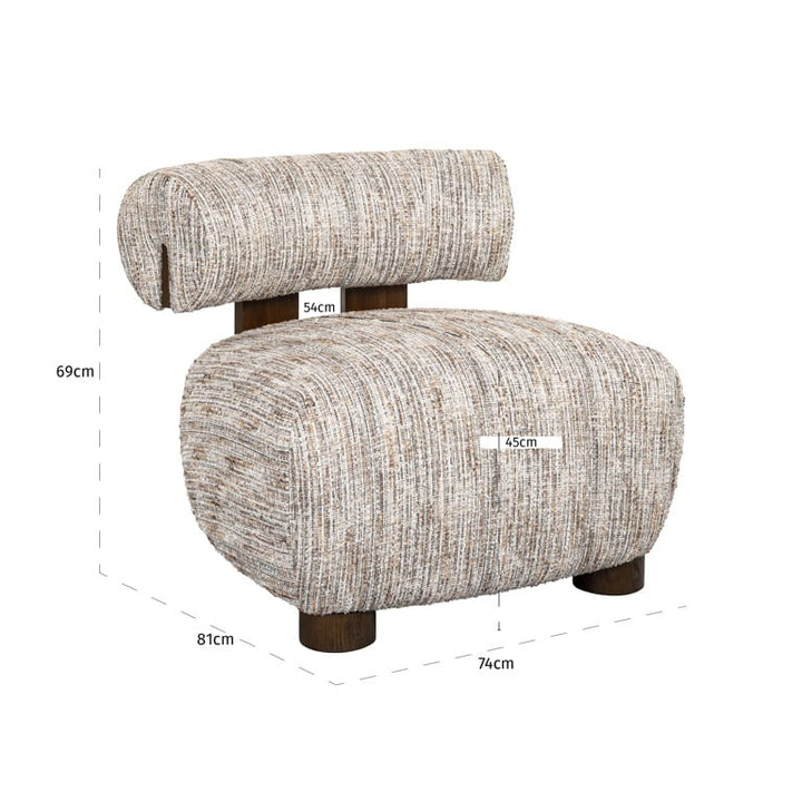 Richmond Fauteuil Arabella greige coco (Greige coco)