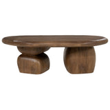 Salontafel Sui Mangohout met Ovaal Blad - By-Boo
