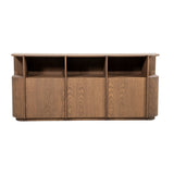 Dressoir Oslo 203 cm – eiken & eikenfineer lichtbruin