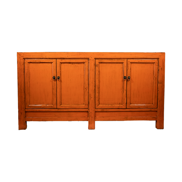 Chinees dressoir oranje Sun