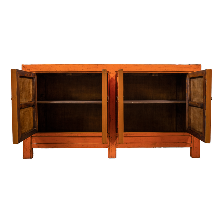 Chinees dressoir oranje Sun