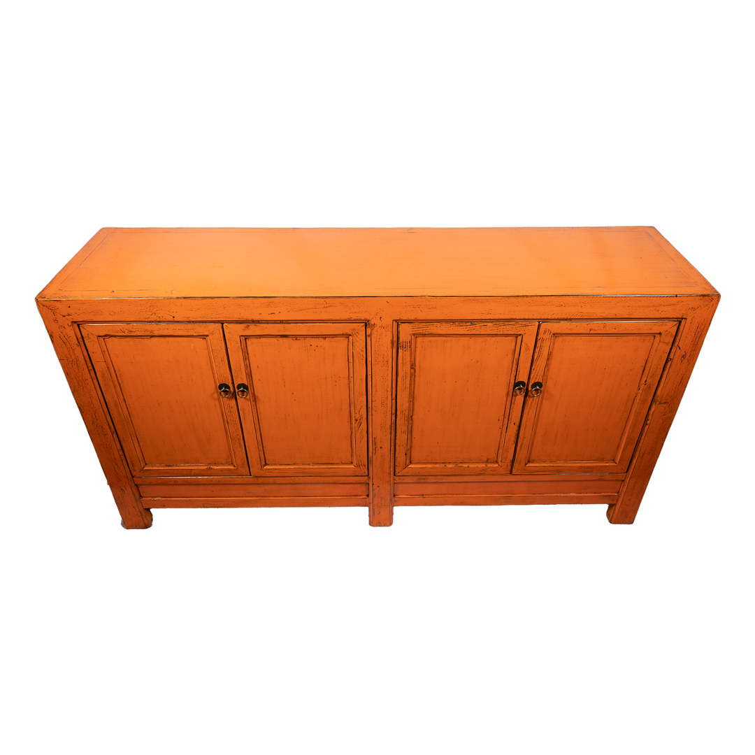 Chinees dressoir oranje Sun