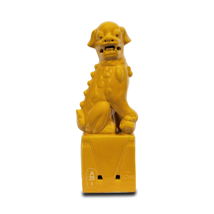 Chinese Tempel Leeuw geel