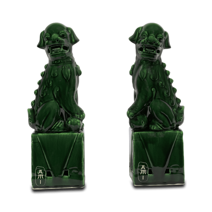 Chinese Tempel Leeuw groen