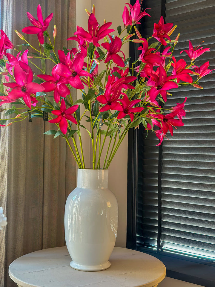 Hard roze tijger lelie