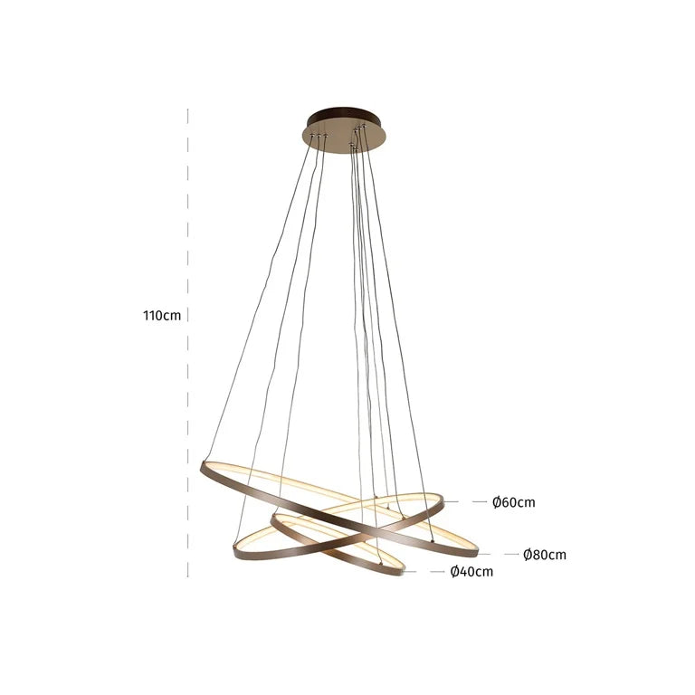 Richmond hanglamp Amira goud
