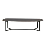 Salontafel Jace large – MDF & ijzer bruin