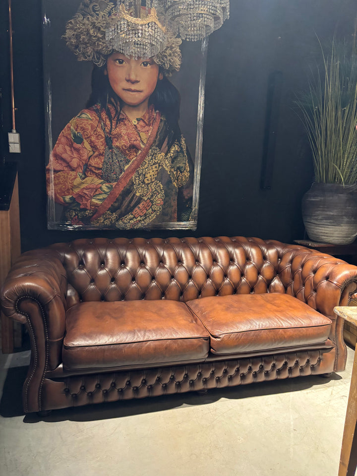 Engelse Chesterfield Springvale Bank Nieuwstaat