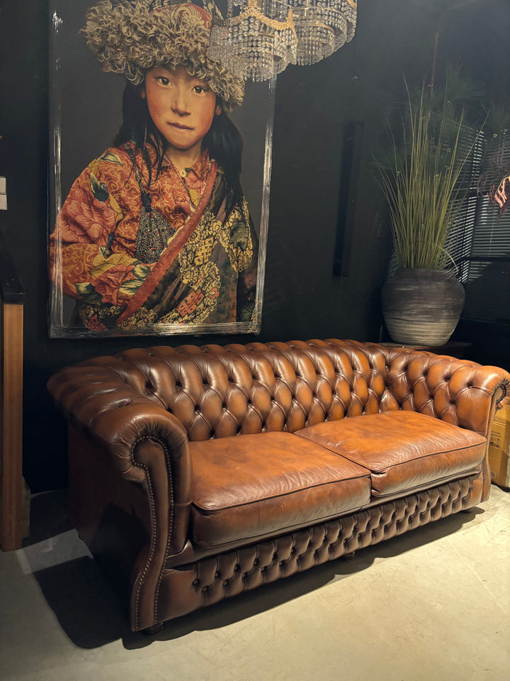 Engelse Chesterfield Springvale Bank Nieuwstaat