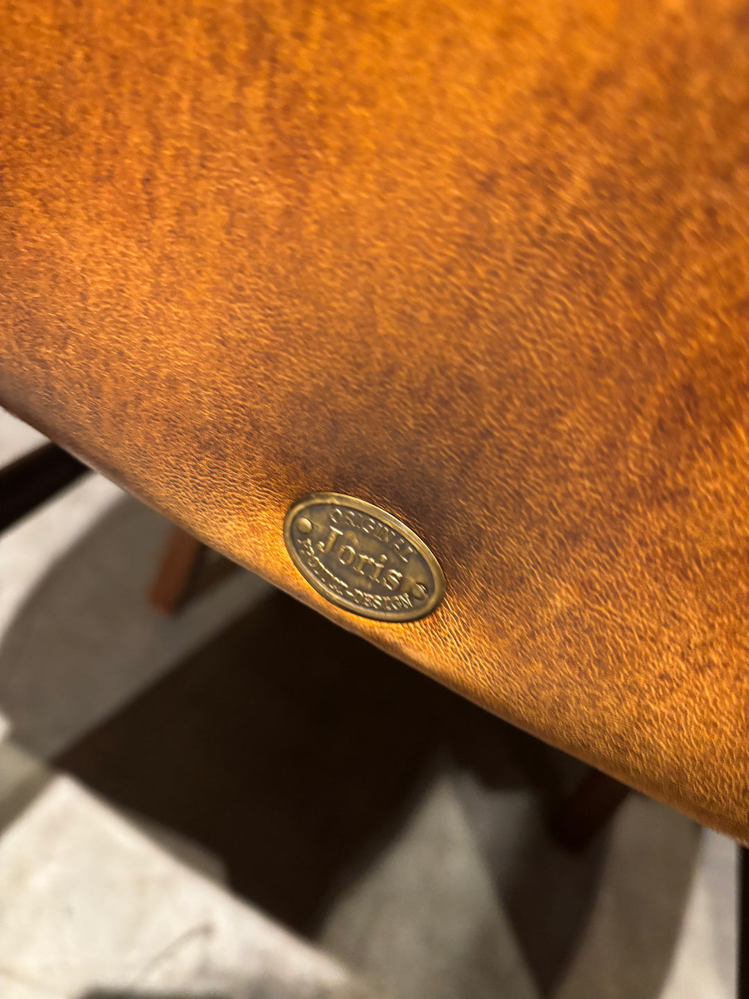 4 Schapenleren Eetkamerstoelen Vintage merk Joris