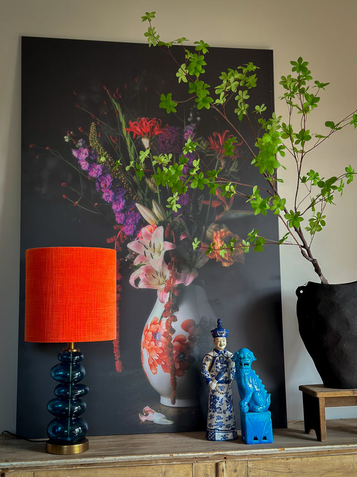 De passiebloem decopaneel - schilderij