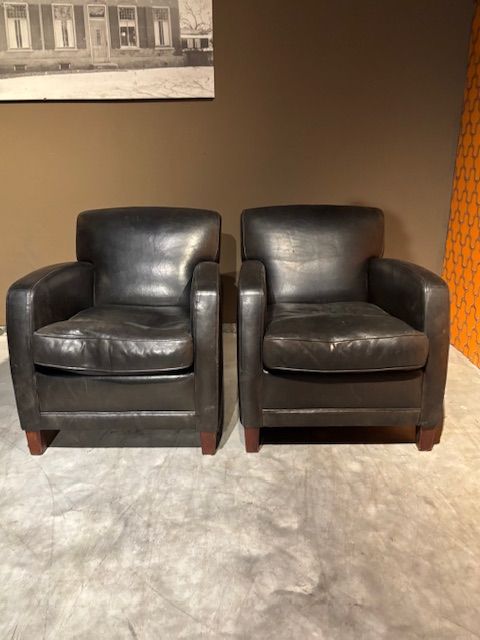 2 Schapenleren Fauteuils Vintage