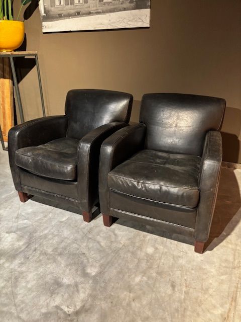 2 Schapenleren Fauteuils Vintage