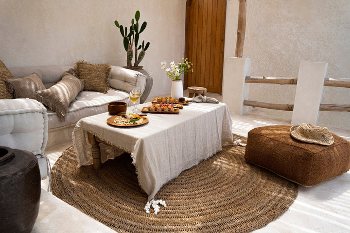 Luxe Linnen Tafelkleed – Beige – 150x250 cm