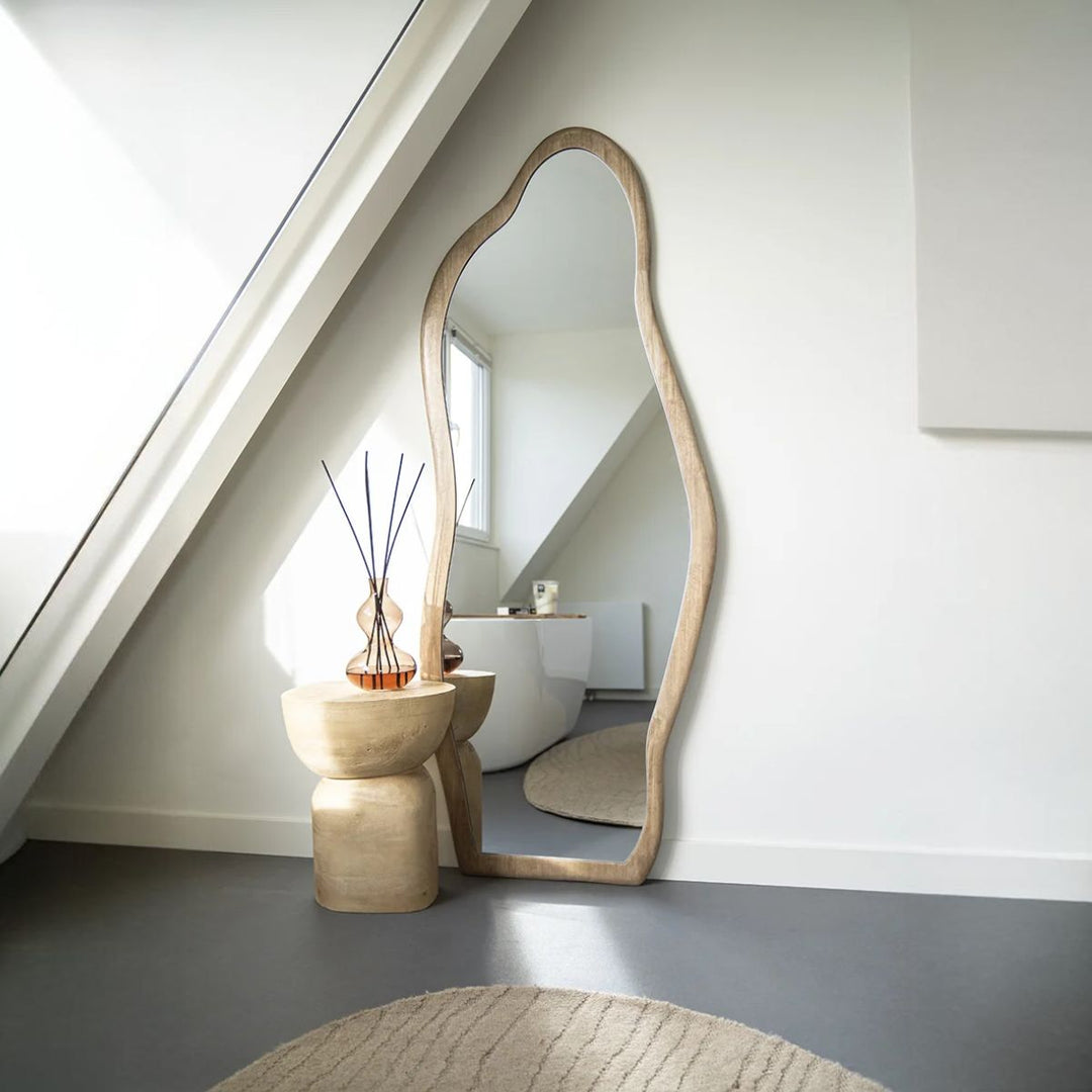 By-Boo Staande Spiegel Laban Hout Naturel