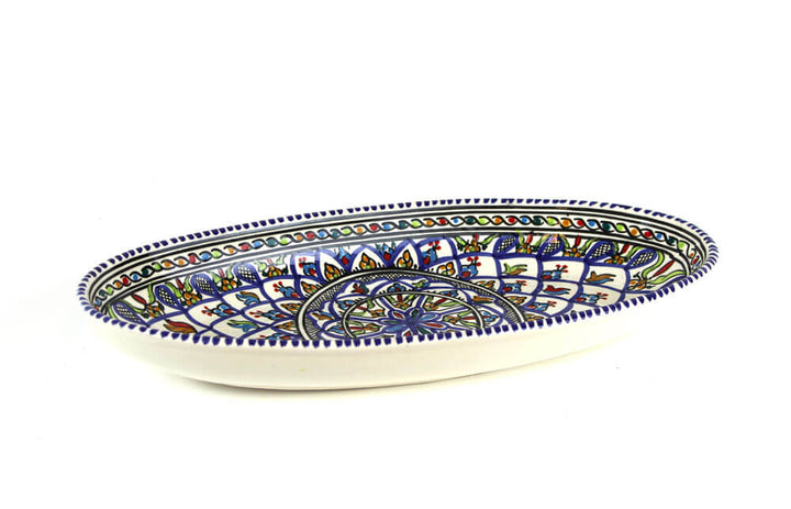 Ovalen Tunesische kleurrijke servies Schalen