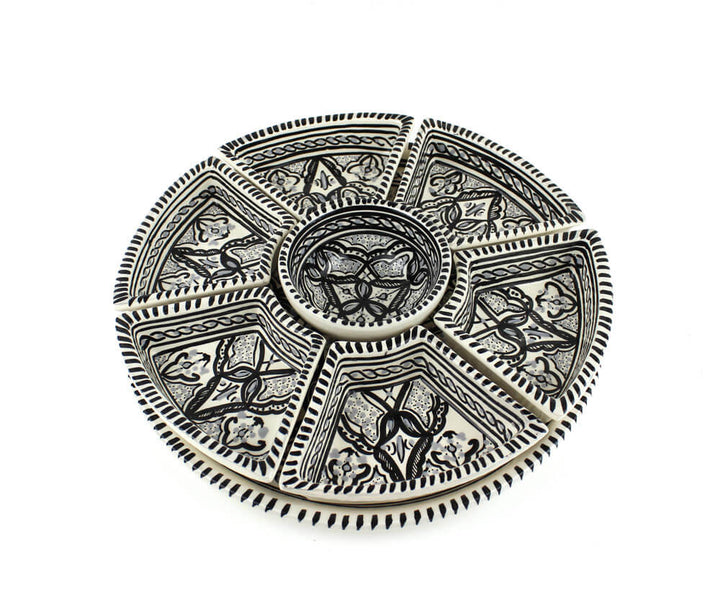 Tapas Set Keramiek 8-delig – Handgemaakt & Fairtrade