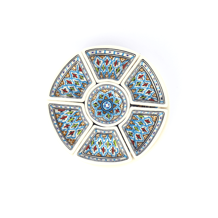 Tapas Set Keramiek 8-delig – Handgemaakt & Fairtrade