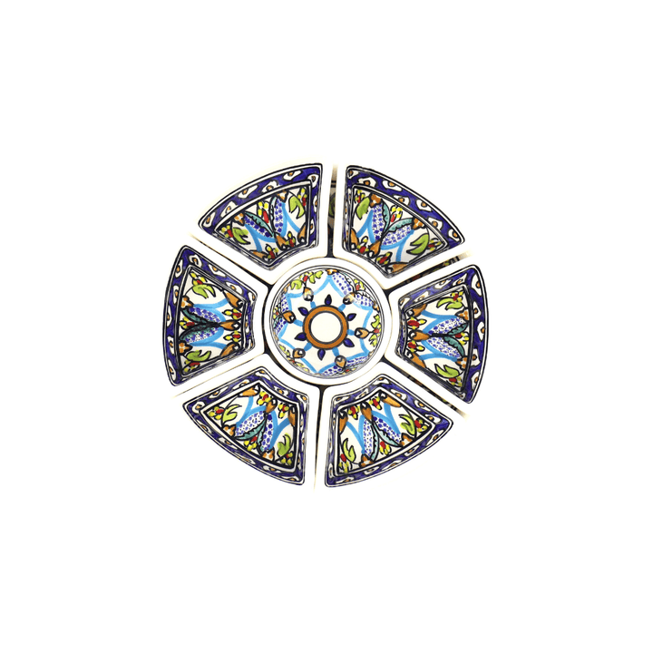 Tapas Set Keramiek 8-delig – Handgemaakt & Fairtrade