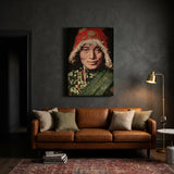 Geweven Wandpaneel Gobelin – Tibetan Woman (Zonder Lijst)