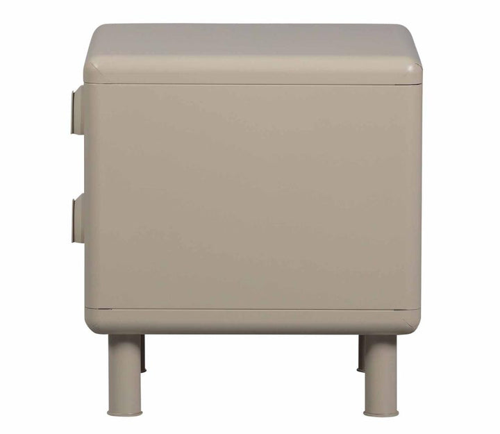 WOOOD Rune ladekast/nachtkastje 2 lades metaal sand