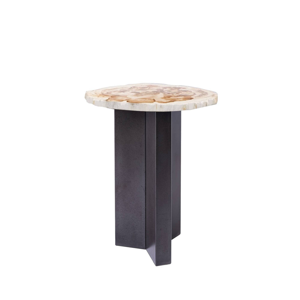 Bijzettafel Jisse - 30x35x53 cm - Hout - Naturel PTMD