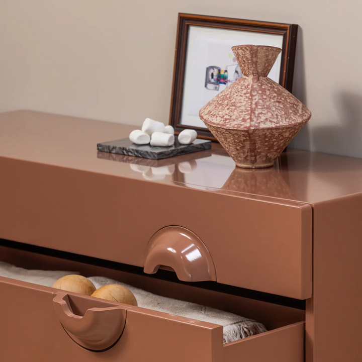 WOOOD ladekast/commode Merge - Hout - Oud Roze -