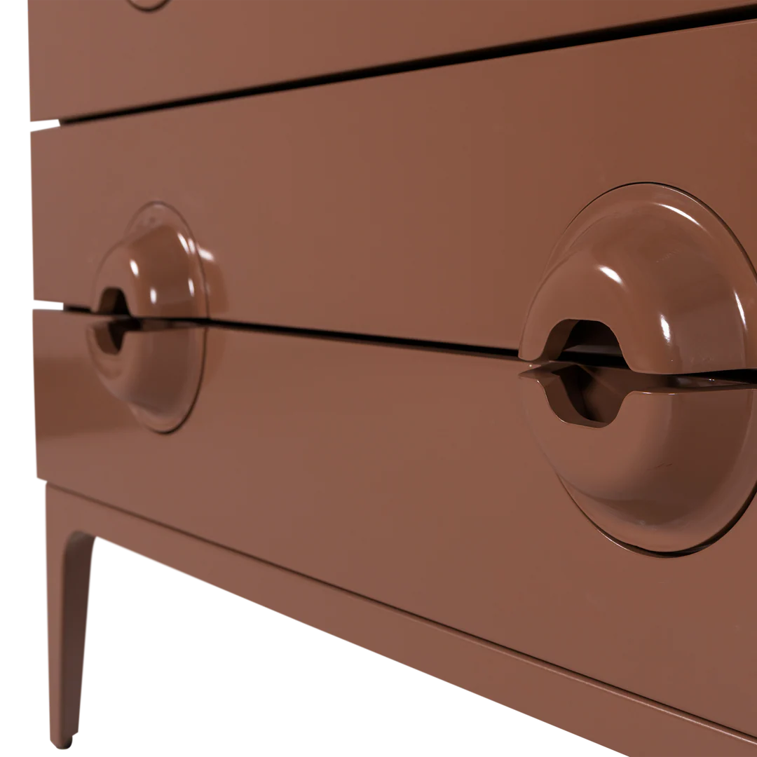 WOOOD ladekast/commode Merge - Hout - Oud Roze -