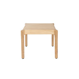 Vierkante Bijzettafel Massief Eiken 40 x 40 cm – Zuiver Ember