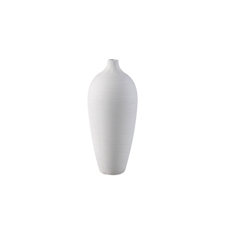 Cavinn White matt ceramic bottle vase S PTMD