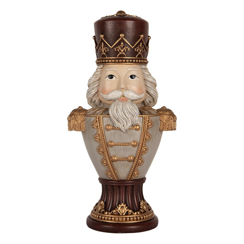 Kerstdecoratie Beeld Notenkraker 16x10x30 cm Bruin Kunststof